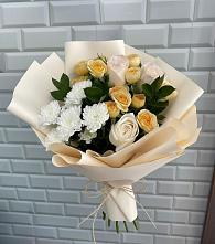 Букет цветов из:  Розы и Хризантемы в Кошелево