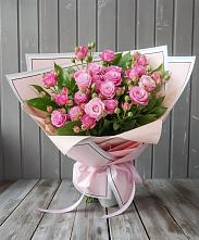 Букет Розовый кустик в Кошелево