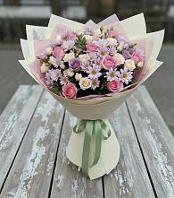 Букет цветов из:  Розы и Хризантемы #REPLACE_PRED# Кошелево