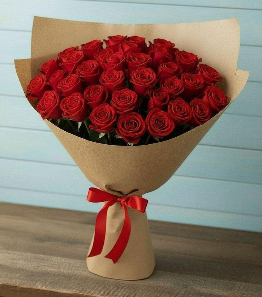 Букет Красные розы Милано в Кошелево