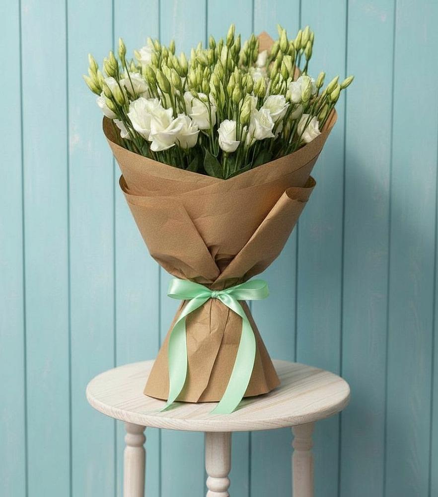 Букет цветов из: Лизиантусы в Кошелево