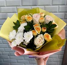 Букет цветов из:  Розы и Хризантемы #REPLACE_PRED# Кошелево