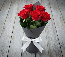 Букет 5 Красных роз Эдлесс Лав #REPLACE_PRED# Кошелево
