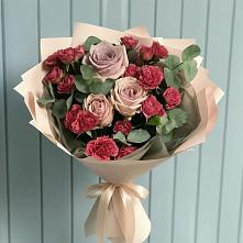 Букет цветов из:  Гвоздики и Розы #REPLACE_PRED# Кошелево