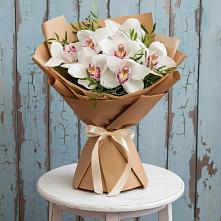 Букет цветов из:  Орхидеи и Розы в Кошелево